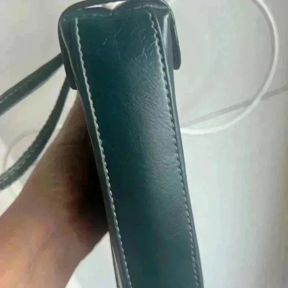 Hunter Green Wristlet Bag - Picture 5 of 12